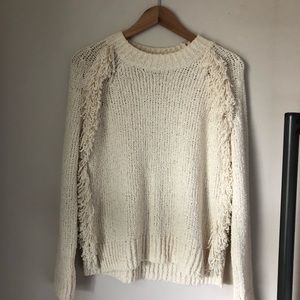 Madewell fringe sweater